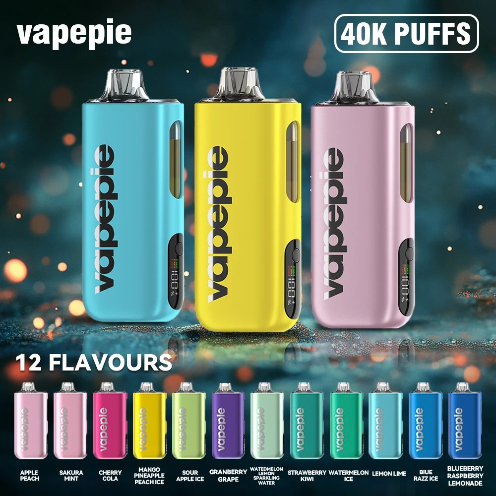 VAPEPIE Max 40000 PUFFS - Pierwszy na świecie ultracienki Vape o dużej pojemności